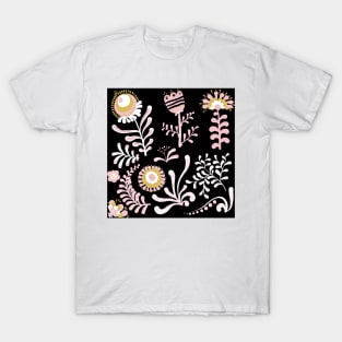 Elegance Seamless pattern with flowers T-Shirt